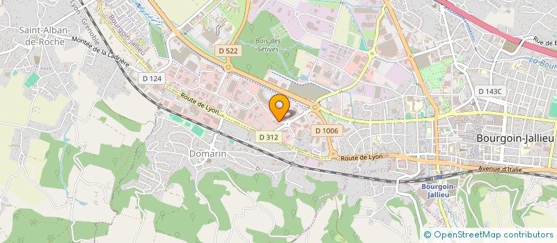localisation de l'entreprise FONCIERE KAPITAN à BOURGOIN-JALLIEU