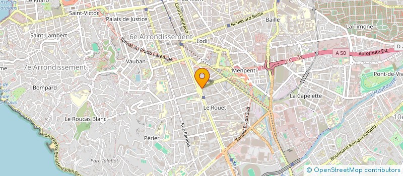 localisation de l'entreprise FONCIERE KOAR INVEST à MARSEILLE