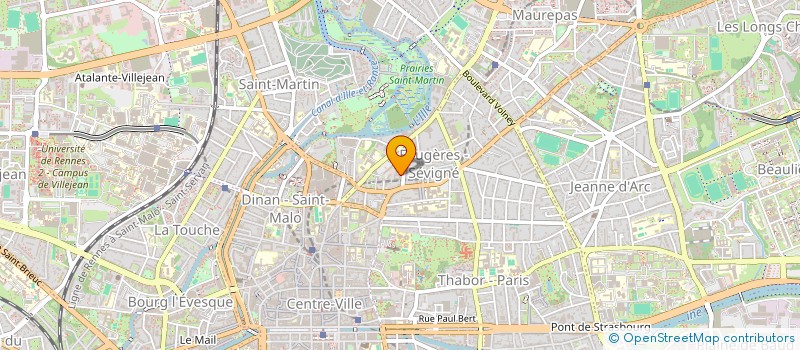 localisation de l'entreprise FONCIERE KORNOG  RENNES