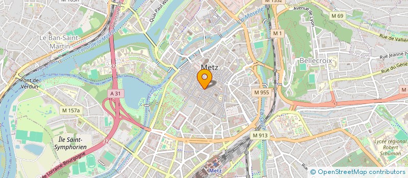 localisation de l'entreprise FONCIERE KSF  METZ