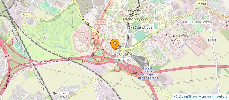 localisation de l'entreprise FONCIERE LA CALABRE à LILLE
