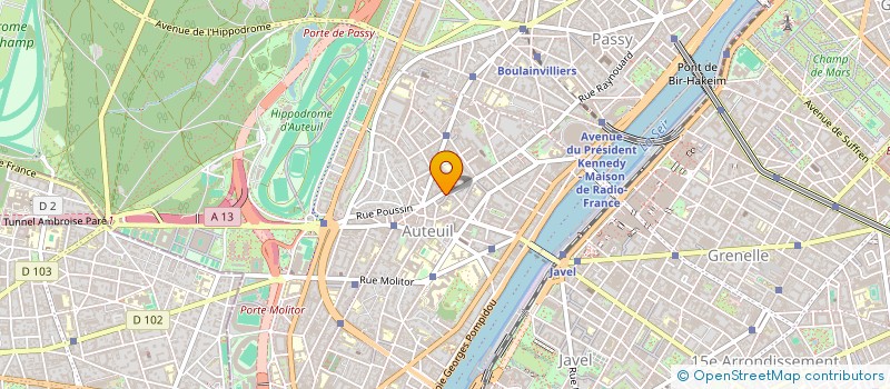 localisation de l'entreprise FONCIERE LA FONTAINE  PARIS