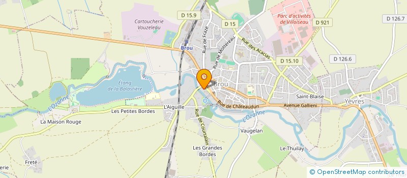 localisation de l'entreprise FONCIERE LA FONTAIONE à BROU