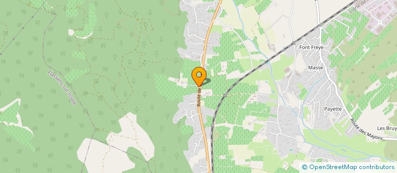 localisation de l'entreprise FONCIERE LA LAUZADE  LE LUC