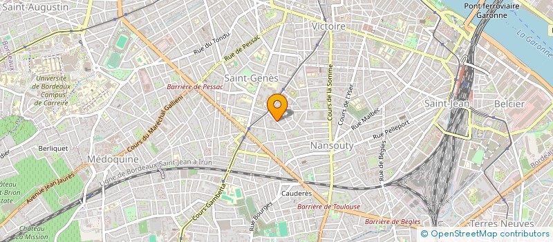 localisation de l'entreprise FONCIERE LA REOLE  BORDEAUX