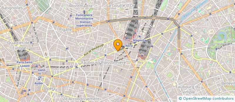 localisation de l'entreprise FONCIERE LAFAYETTE  PARIS