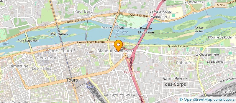 localisation de l'entreprise FONCIERE LAHROS  TOURS