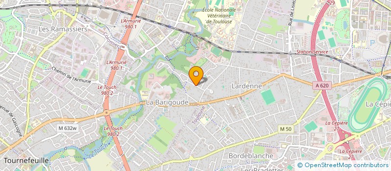 localisation de l'entreprise FONCIERE LARPAR à TOULOUSE