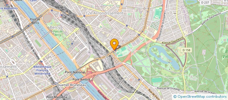 localisation de l'entreprise FONCIERE LB  PARIS