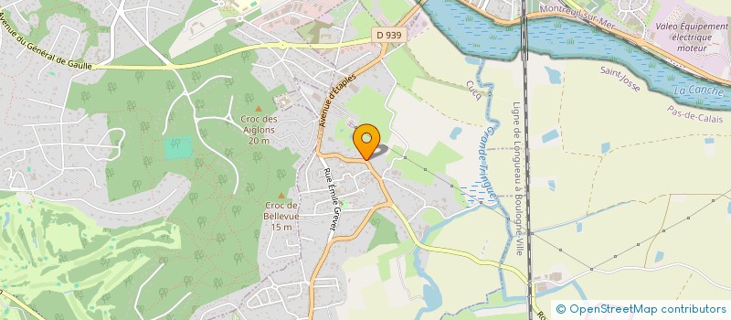 localisation de l'entreprise FONCIERE LCPI  CUCQ