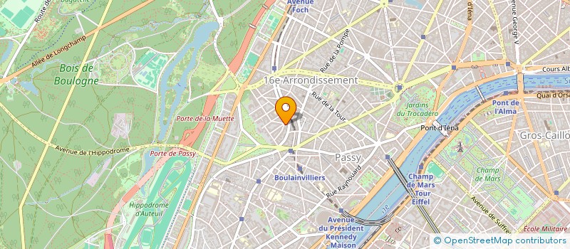 localisation de l'entreprise FONCIERE LCVA  PARIS