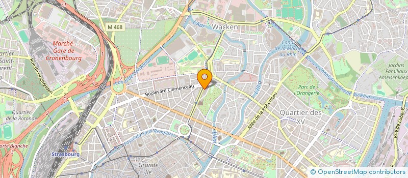 localisation de l'entreprise FONCIERE LE 100  STRASBOURG