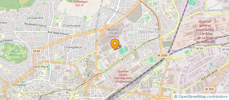 localisation de l'entreprise FONCIERE LE PIC  CLERMONT-FERRAND