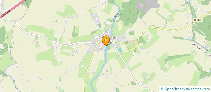 localisation de l'entreprise FONCIERE LEBRETON  CHEMIRE-LE-GAUDIN