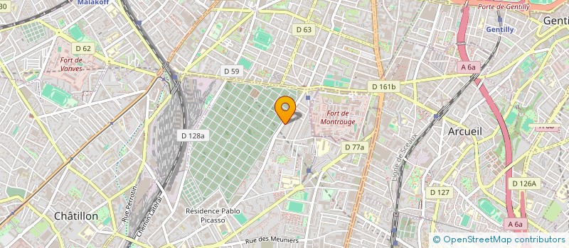 localisation de l'entreprise FONCIERE LEKADEL à BAGNEUX