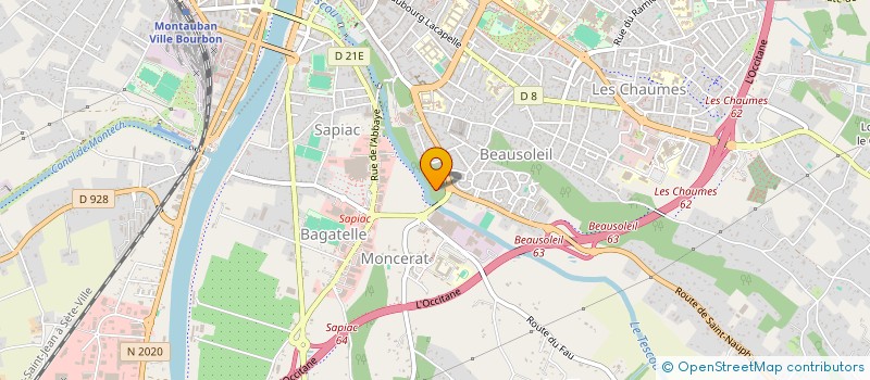 localisation de l'entreprise FONCIERE LES ANTHEMIS  MONTAUBAN