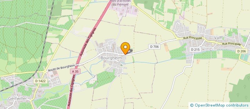 localisation de l'entreprise FONCIERE LES CHARMES  EICHHOFFEN