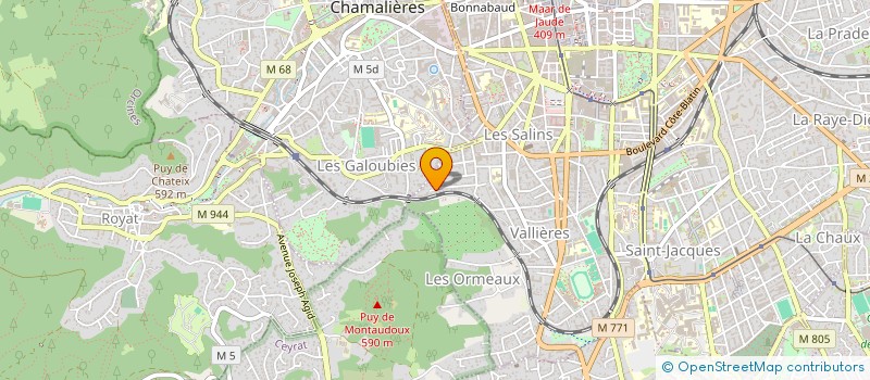 localisation de l'entreprise FONCIERE LES CIGOGNES  CLERMONT-FERRAND