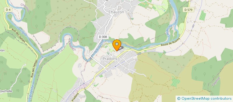 localisation de l'entreprise FONCIERE LES COUDOULETS  PRADONS