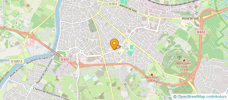 localisation de l'entreprise FONCIERE LES MIMOSAS  AGDE