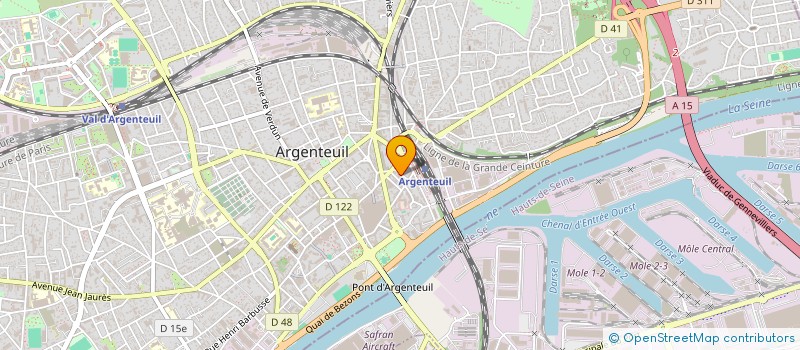 localisation de l'entreprise FONCIERE LIB  ARGENTEUIL