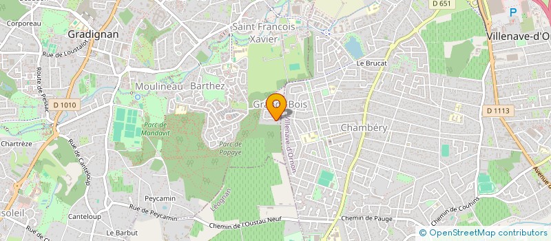 localisation de l'entreprise FONCIERE LOLY  GRADIGNAN