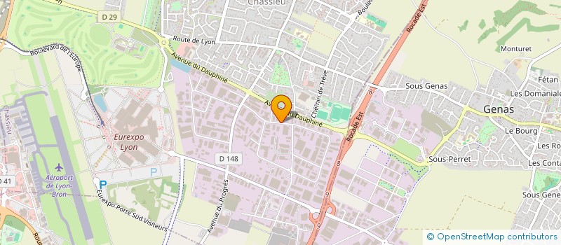 localisation de l'entreprise FONCIERE LS  GENAS