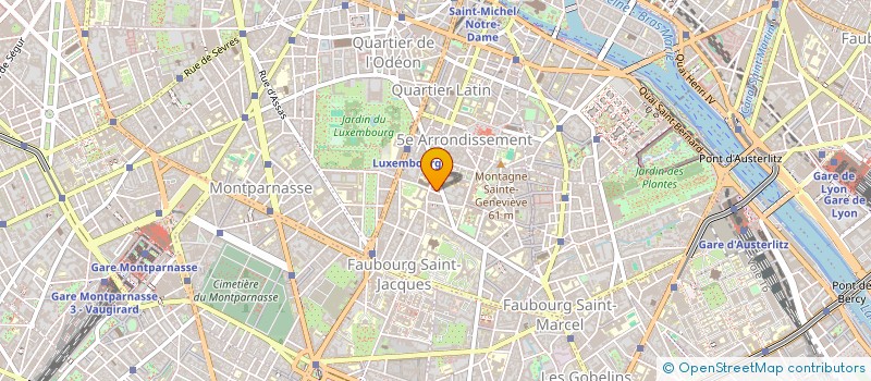 localisation de l'entreprise FONCIERE LUSSAC à PARIS