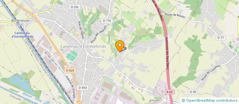 localisation de l'entreprise FONCIERE MAELIE  CASTELNAU-D'ESTRETEFONDS