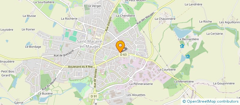 localisation de l'entreprise FONCIERE MAISON SAUVAGE à SEVREMOINE