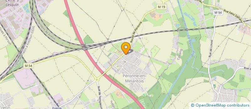 localisation de l'entreprise FONCIERE MANDELA à PERONNE-EN-MELANTOIS