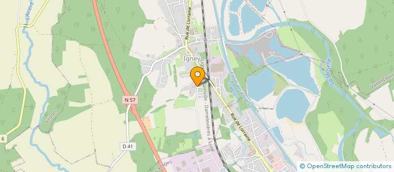 localisation de l'entreprise FONCIERE MANGENOT INOVA  IGNEY