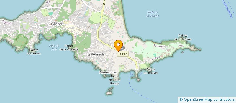 localisation de l'entreprise FONCIERE MANONEVA à HYERES