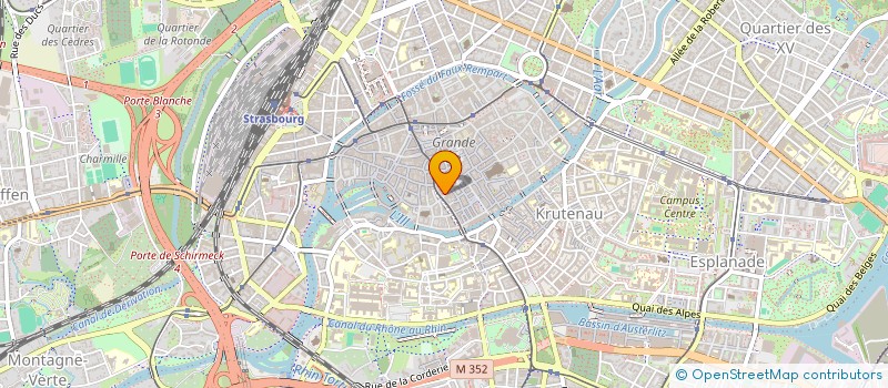 localisation de l'entreprise FONCIERE MARA  STRASBOURG