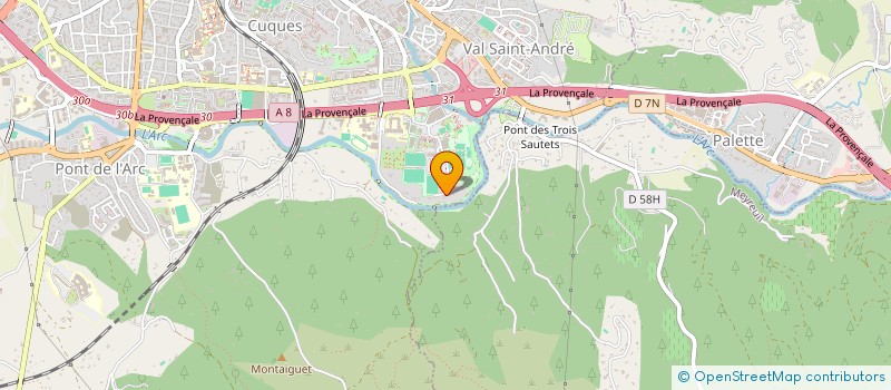 localisation de l'entreprise FONCIERE MARTHE à AIX-EN-PROVENCE