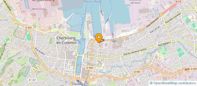 localisation de l'entreprise FONCIERE MAXIME à CHERBOURG-EN-COTENTIN