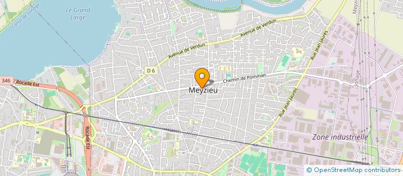 localisation de l'entreprise FONCIERE MB  MEYZIEU