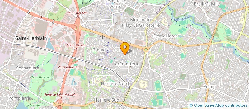 localisation de l'entreprise FONCIERE MCL à SAINT-HERBLAIN