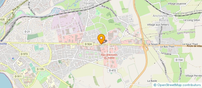 localisation de l'entreprise FONCIERE MDF  YQUELON