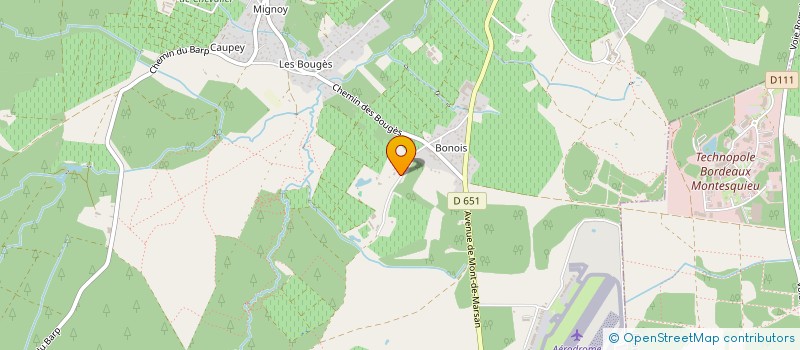 localisation de l'entreprise FONCIERE MEDEOR LOUDEAC  LEOGNAN