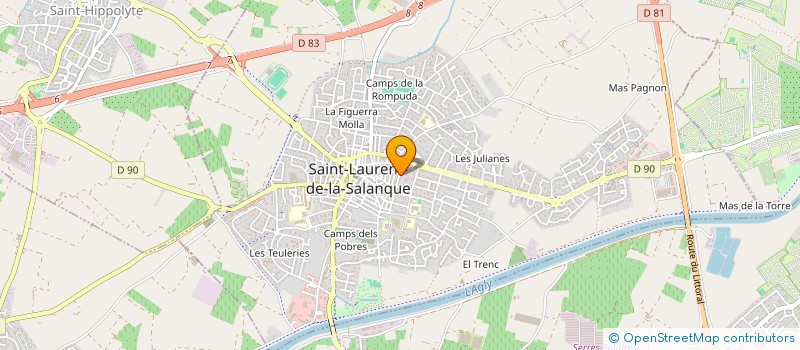 localisation de l'entreprise FONCIERE MEDITERRANNEE  SAINT-LAURENT-DE-LA-SALANQUE