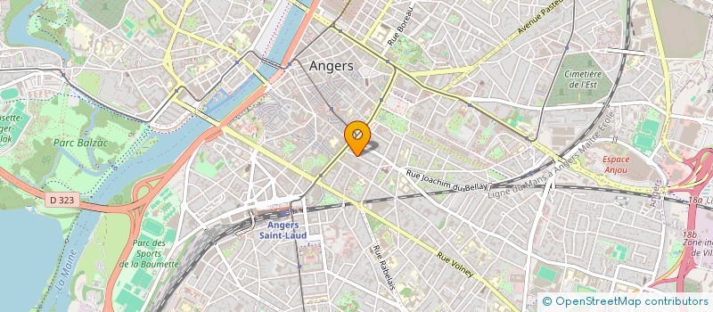 localisation de l'entreprise FONCIERE MELON DOMENECH à ANGERS