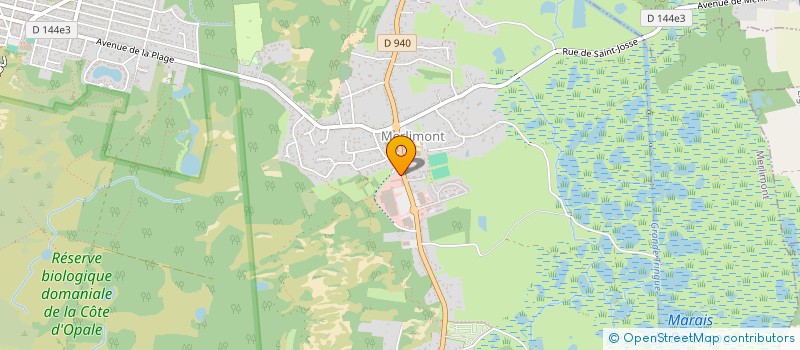 localisation de l'entreprise FONCIERE MER ET VACANCES  MERLIMONT