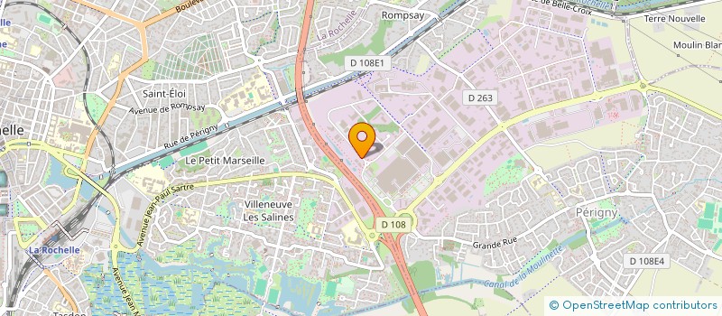 localisation de l'entreprise FONCIERE MERIGNAC  PERIGNY