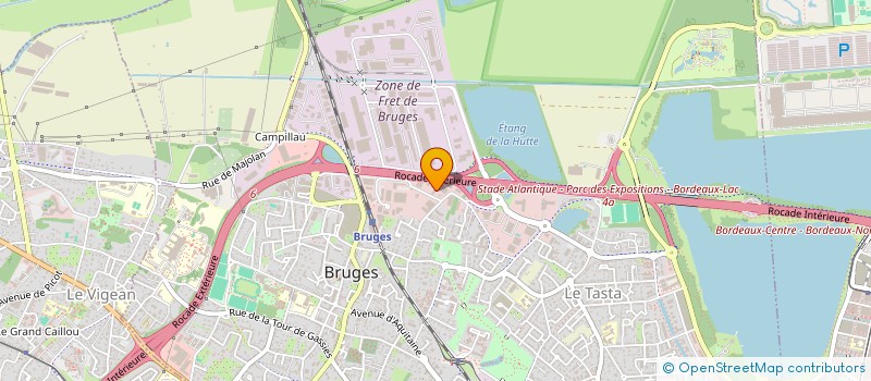 localisation de l'entreprise FONCIERE MGS  BRUGES