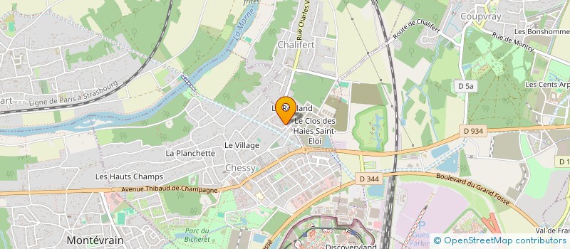 localisation de l'entreprise FONCIERE MJ  CHESSY