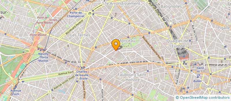 localisation de l'entreprise FONCIERE MONCEAU  PARIS