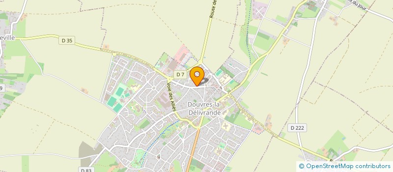 localisation de l'entreprise FONCIERE MXG  DOUVRES-LA-DELIVRANDE