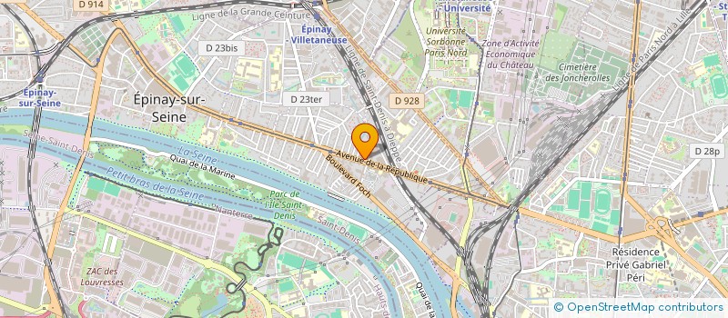 localisation de l'entreprise FONCIERE NALIA à EPINAY-SUR-SEINE