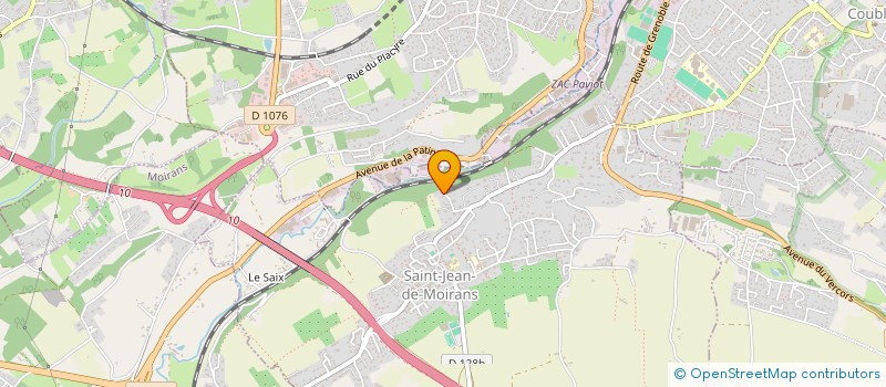 localisation de l'entreprise FONCIERE NEMOZ  SAINT-JEAN-DE-MOIRANS